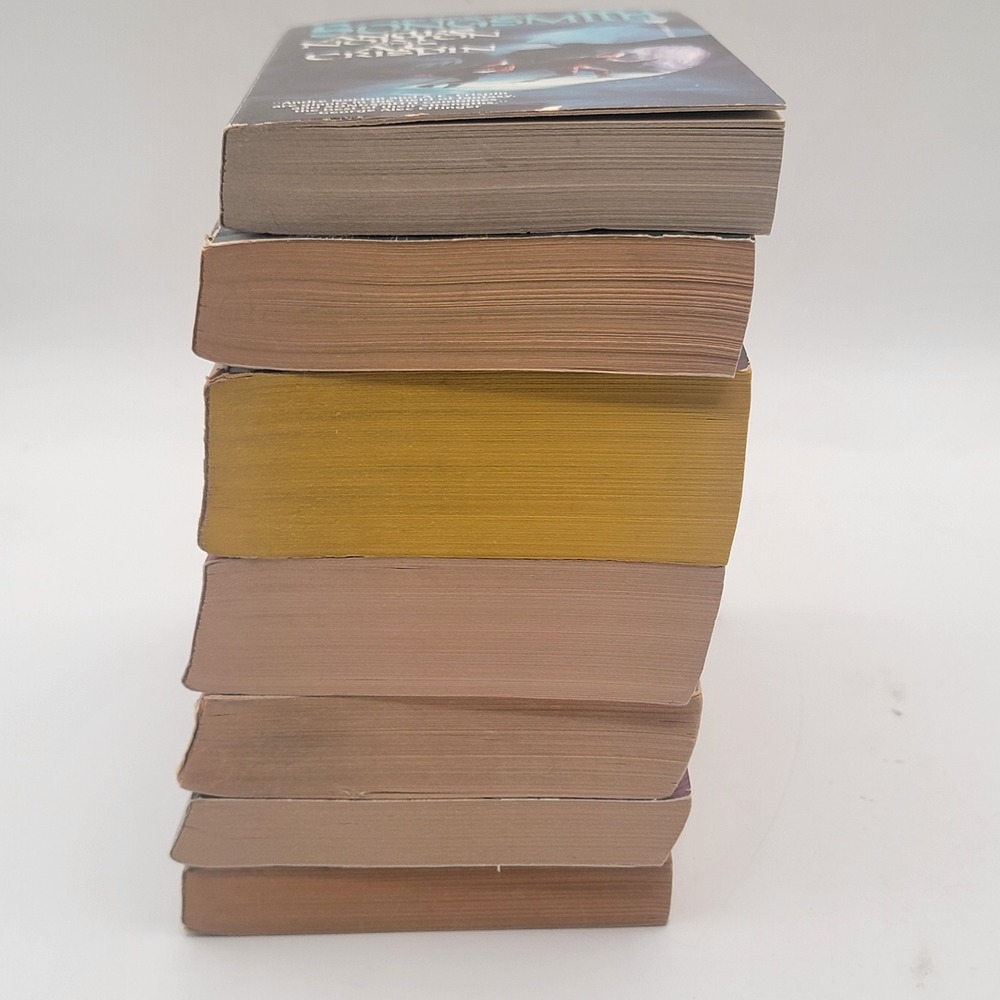 Various Sci-Fi Fantasy 7 Book Lot Paperback 80s 90s Anthony Norton Harrison Good - Picture 8 of 11